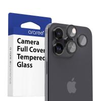 【araree（アラリー）】カメラ専用強化ガラスフィルム C-SUB CORE for iPhone 15 Pro &amp; IP15 PRO MAX メタルリング セパレート式 [▲][R] | スマホグッズのホビナビ