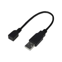 変換名人 USBケーブル20 A(オス) to mini(メス) USBAA/M5B20  パソコン周辺機器 USBケーブル[▲][AS] | スマホグッズのホビナビ