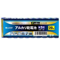 16個セット Lazos アルカリ乾電池 単3形 60本入り B-LA-T3X20X16  電池 電池[▲][AS] | スマホグッズのホビナビ