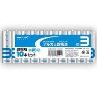 72個セット HIDISC アルカリ乾電池 単3形10本パック HDLR6/1.5V10PX72  電池 電池 防災用品[▲][AS] | スマホグッズのホビナビ