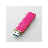 【ELECOM(エレコム)】USBメモリ USB3.1(Gen1) スライド式 32GB Shocolf 1年保証 かわいい ラズベリーピンク [▲][EL] | スマホグッズのホビナビ