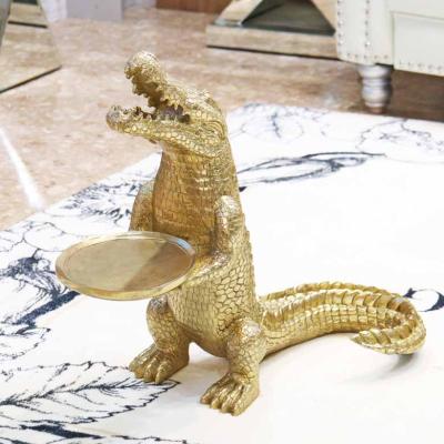 クロコダイル（シルバー）置物 インテリア北欧Yahoo!店