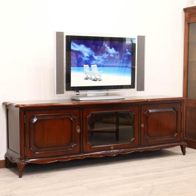 マホガニー製TVボード 幅180cm テレビ台 ローボード 605-277