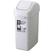 リス ゴミ箱 H&amp;H 10ND『片手で捨てられる』スイングペール グレー 10L 日本製 | holly0211