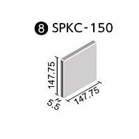 ミスティパレット 150mm角平(マット釉)(20枚入) SPKC-150/M1001 