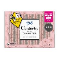 (あわせ買い1999円以上で送料お得)ユニ・チャーム センターイン コンパクト1/2 無香料 特に多い昼用 16コ入 | ホームライフ ヤフー店