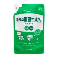 【あわせ買い1999円以上で送料お得】ミヨシ 暮らしの重曹 せっけん泡スプレー つめかえ用 230ml | ホームライフ ヤフー店