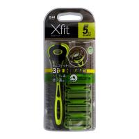 【あわせ買い1999円以上で送料お得】 貝印 Xfit クロスフィット 敏感肌用 ホルダー1本+替刃4コ入 | ホームライフ ヤフー店