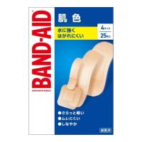 【あわせ買い1999円以上で送料お得】BAND-AID バンドエイド 肌色 4サイズ 25枚入 | ホームライフ ヤフー店