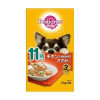 【あわせ買い1999円以上で送料お得】ペディグリー 11歳から用 チキン&amp;緑黄色野菜とささみ入り 70G×3袋 | ホームライフ ヤフー店