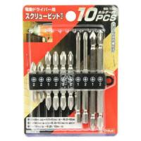 【あわせ買い1999円以上で送料お得】藤原産業 E-Value スクリュービットセット BS-10N 10PCS | ホームライフ ヤフー店