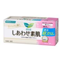 【あわせ買い1999円以上で送料お得】花王 ロリエ しあわせ素肌 超スリム ふつうの日用 羽つき 24個入 | ホームライフ ヤフー店