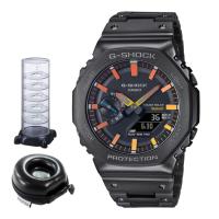 カシオ ジーショック 腕時計 ソーラー Bluetooth搭載 フルメタル ブラック メンズ 国内正規品 GM-B2100BPC-1AJF 3点セット | ホームショッピング
