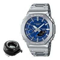 カシオ ジーショック 腕時計 ソーラー Bluetooth フルメタル アナデジ メンズ 国内正規品 GM-B2100AD-2AJF 2点セット | ホームショッピング