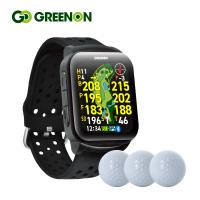 （ラウンドで使える ボール付き） グリーンオン ザ・ゴルフウォッチ GS501 GPS ゴルフナビ GPSナビ GreenOn THE GOLF WATCH GS-501 | ホームショッピング