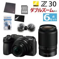 （6点セット)Nikon ニコン ミラーレスカメラ Z30 ダブルズームキット 軽量 エントリーモデル VLOG 動画撮影 YouTube（ラッピング不可） | ホームショッピング
