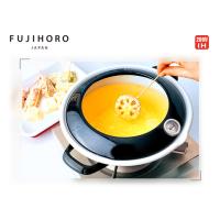 24ｃｍ ホーロー天ぷら鍋　（温度計付き） | 富士ホーロー公式通販サイト