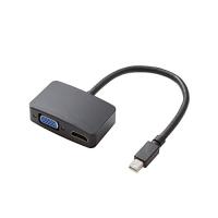 ELECOM 映像出力ケーブル surface対応 mini Display Portオス-HDMIメス&amp;VGAメス変換 0.15m TB-MD | ホンキーベンリー
