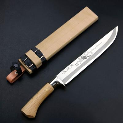 剣鉈 墨流し (山鉈 狩猟刀) ナタ 柄なし B07 剣鉈 墨流し (山鉈