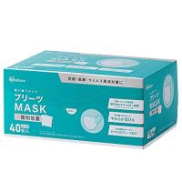 アイリスオーヤマ マスク 不織布 プリーツマスク 40枚入 ふつうサイズ 耳が痛 | ほんわか
