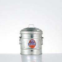 MICRO GARBAGE CAN GALVANIZED マイクロ ガービッジ カン ガルバナイズド ダルトン　ゴミ箱 100-244GV (S：0240) | HonyaClub.com 雑貨館