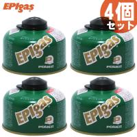 地震対策 110パワープラスカートリッジ 4個セット 一般〜上級登山用 G-7013 バーナー用 ガスカートリッジ EPIgas EPIガス キャンプ アウトドア トレッキング