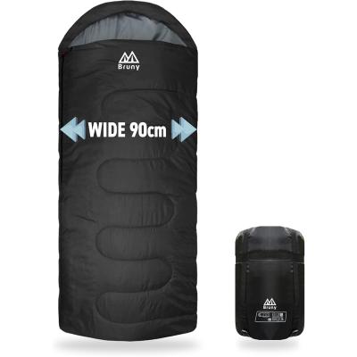 ワイド 寝袋 シュラフ 封筒型 210T 抗菌仕様 車中泊 防災 -15℃