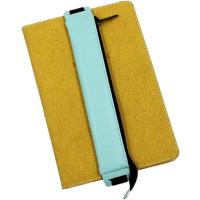 ブックバンドペンケース ペンホルダー 手帳 タブレット iPad用 タッチペン puレザー ブルー( Blue) | スピード発送 ホリック