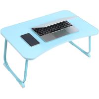 折りたたみテーブルベッドテーブル ローテーブル ラップトップテーブル 60X40X28cm( ブルー,  60x40x28cm) | スピード発送 ホリック