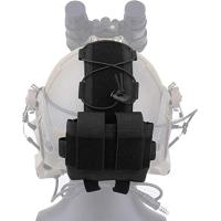 サバゲーヘルメットポーチ バッテリーポーチ タクティカルヘルメット アクセサリー サバイバルゲーム ミリタリー( ブラック) | スピード発送 ホリック