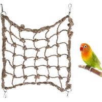 インコ おもちゃ クライミング ネット アスレチック ペット 遊び場 ストレス解消 運動 文鳥 オウム ハム( 60cm?60cm) | スピード発送 ホリック