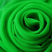 75D ソフト シフォン 生地 カラー 無地 手芸 布 緑( グリーン) | スピード発送 ホリック