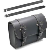 バイク サイドバッグ サドルバッグ 防水 バイクサイドバッグ 小物入れ 工具入れ レザー bikesidebag-black MDM (ブラック) | スピード発送 ホリック