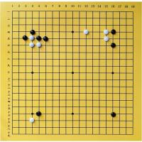 解説用 囲碁盤シート 19路盤 指導用 サークル 部活 大会 4cm碁石 ケース付き | スピード発送 ホリック