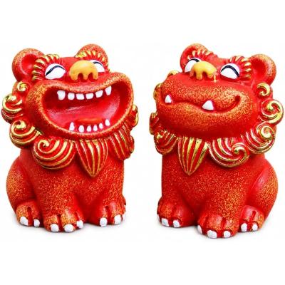 沖縄シーサー置物（色：レッド系）のおすすめ人気商品一覧 通販