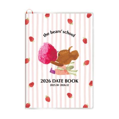 くまのがっこう　スケジュール帳　2025　A5　A6　ダイアリー　マンスリー 楽天市場】くまのがっこう 手帳 2026年 スケジュール帳 2025年10