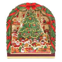 クリスマスカード 洋風 サンリオ S7038 クリスマスショップ 立体カード Christmas card グリーティングカード