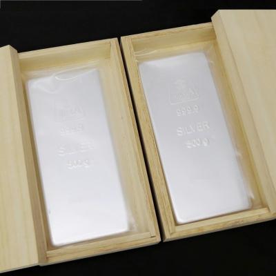 【まゆ】井嶋金銀工業　銀インゴット　2枚　1kg  シルバーインゴット 井嶋金銀工業 純銀 インゴット 500g 新品 2枚セット 日本製