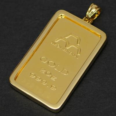 純金インゴット（メンズ用ペンダントヘッド）｜メンズ