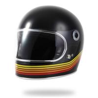 アメリカンフルフェイス horizon helmets LAMP HELMET 5RAINBOW BLACK ハーレーヘルメット | HORIZON HELMETS