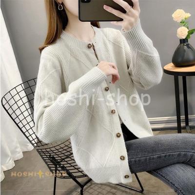 ウールケーブルニットカーディガン厚手のおすすめ人気商品一覧 通販