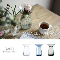 AQUA CULTURE VASE S　花瓶 花器 フラワーベース ガラス シンプル 植物 花 球根 キントー KINTO | Hot Crafts ホットクラフト