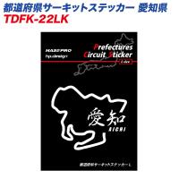 都道府県サーキットステッカー 愛知県 漢字バージョン Lサイズ 110mm×80mm サーキットコース シール デカール ハセプロ TDFK-22LK | ホットロードオートパーツYS