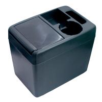 ゴミ箱 車 ラージトラッシュ1 ブラック 大容量 超安定 ウォークスルーに最適/ヤック PZ-343 | カー用品通販のホットロードパーツ