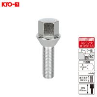 ラグボルト 輸入車用 1個 M12×P1.5 60°テーパー座 17HEX 60mm 首下35ｍｍ KYO-EI F301-L | カー用品通販のホットロードパーツ