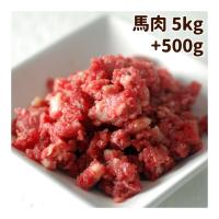 犬 生肉 新鮮 馬肉ミンチ 小分けトレー 5kg 500gのおまけ付き | 犬手作りごはん帝塚山ハウンドカム