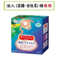 お届け先に法人（店舗・会社名）様記入をお願いいたします　めぐりズム　蒸気でホットアイマスク　森林浴の香り　１２枚入　 | 仕入れの味方 法人様専用店