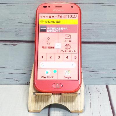 SIMロック解除済み docomo らくらくスマートフォン　F-42A ホワイト ムスビー｜♪SIMロック解除済 らくらくスマートフォン F-42A