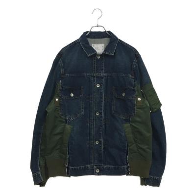 【美品】sacai デニムポンチョ(シャツ・アウター) 楽天市場】Sacai(サカイ) サイズ:3 ブルー スタンドカラー