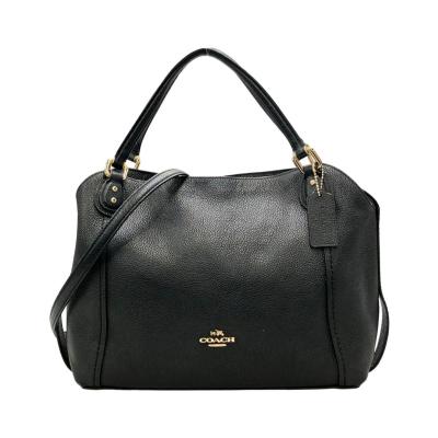美品　coach ハンドバック　2way レザー　57124 ブラック 楽天市場】コーチ 57124 イーディー 2WAY ハンドバッグ レザー